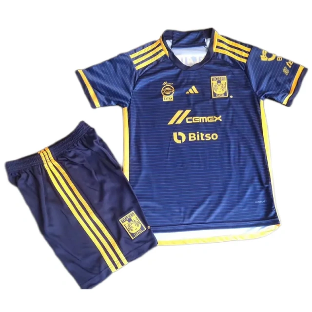 Kids Tigres UANL Away 2023/24 Jersey Kit