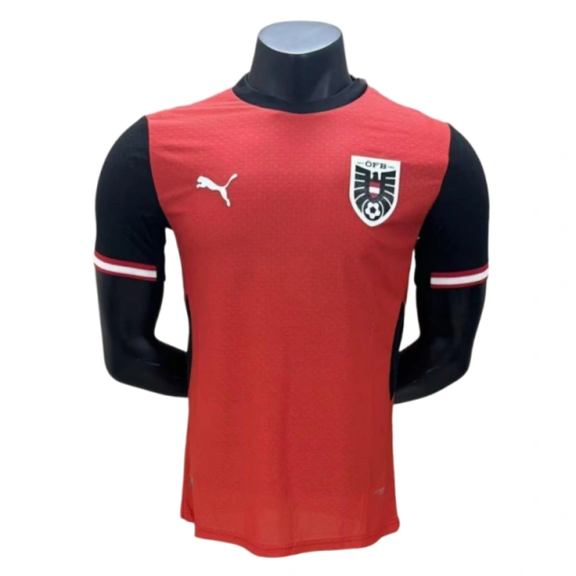 Austria World Cup 2026 Home Short Sleeve Kit & Jersey Player Version