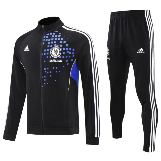 Chelsea Retro Training Kit (jacket+Pants) Black 2025-26