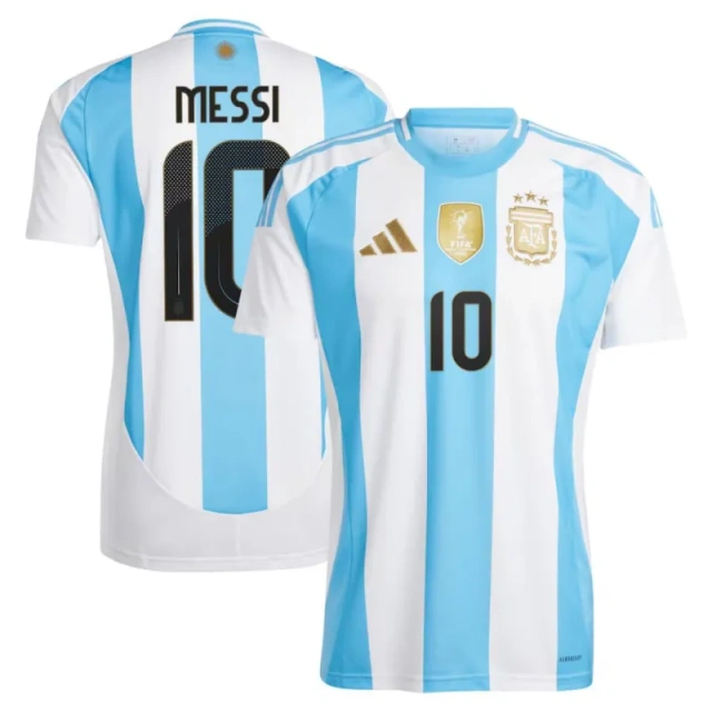 2024 Argentina Home Jersey Messi #10 Di Maria #11 J.Álvarez #9 Copa America