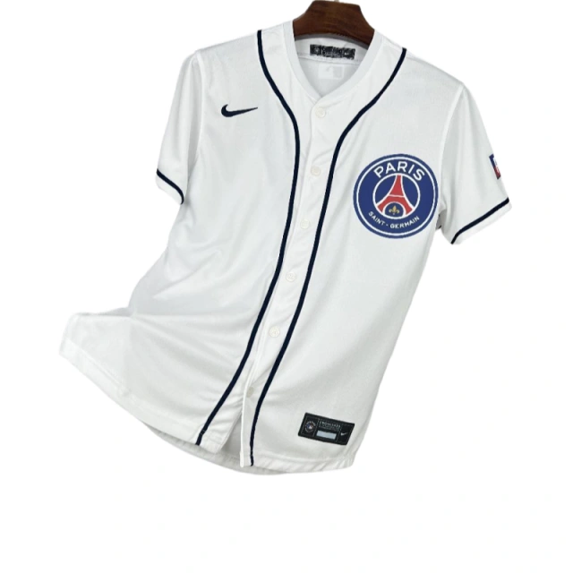 PSG White US Pack Baseball Uniform 2025-26