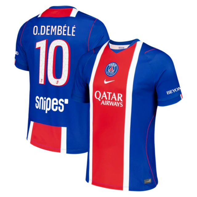 PSG 2026/27 Home Kit & Jersey O. Dembélé 10 with Labubu