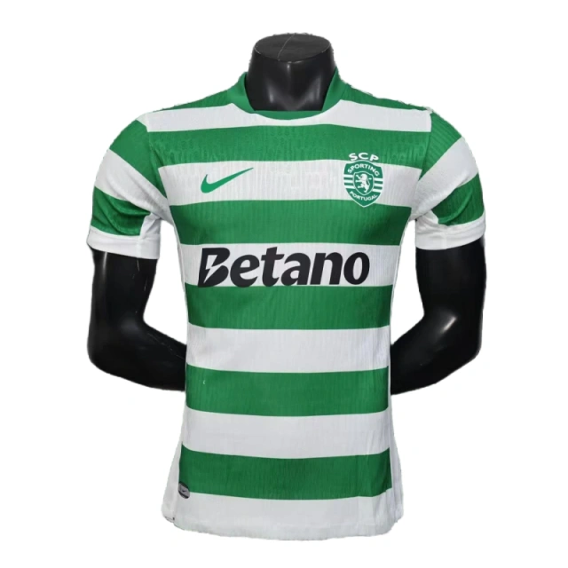 Sporting CP Home Soccer Jersey 2025-26 Player Version