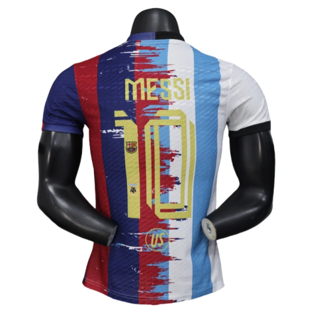 Messi Barcelona and Argentina 25-26 Joint Player Special Edition New Football Shirt - 图片 2