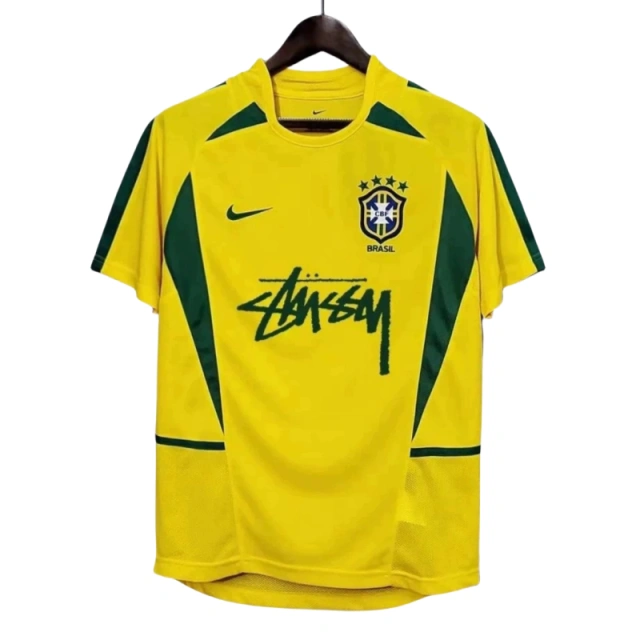 2002 Brazilian retro jersey home signature special edition