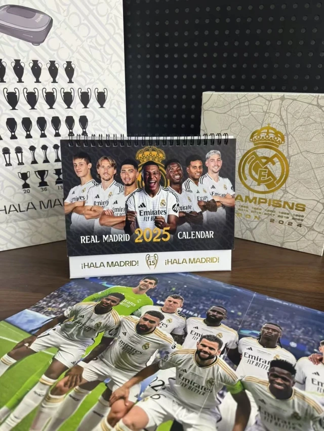 Real Madrid 2025 calendar Football toy kit gift