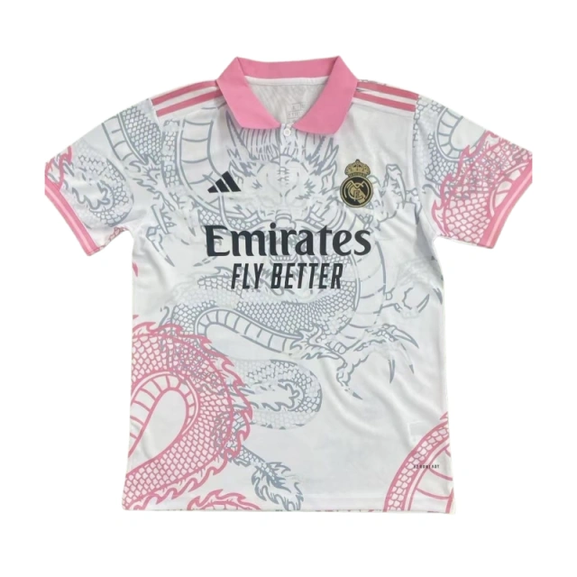 25-26 Real Madrid Pink Dragon Special Edition Football Shirt Fan version