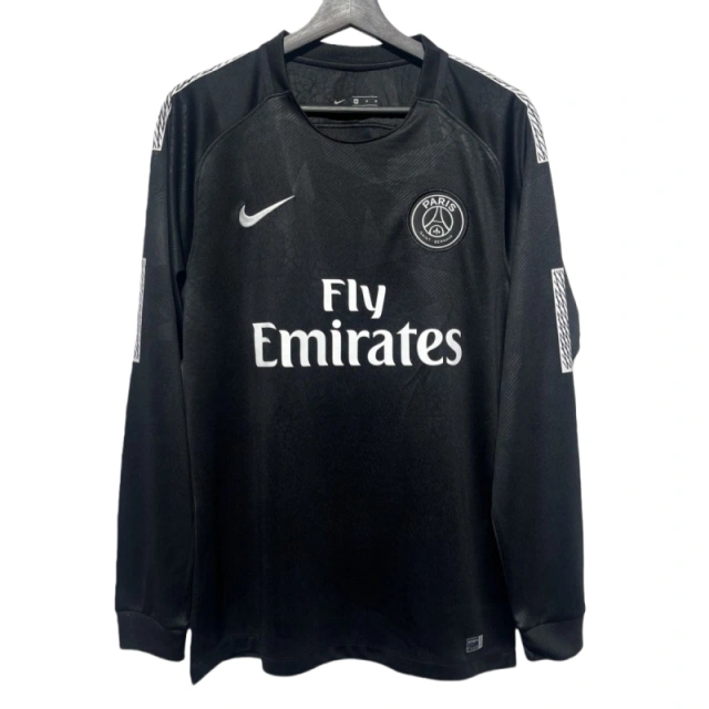17-18 PSG Retro jersey Third Away Long Sleeve Soccer Shirt Fan version