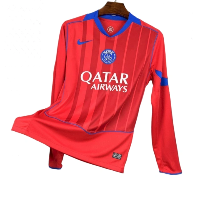 PSG Away Long Sleeve Football Shirt 2025-26 Fan Version