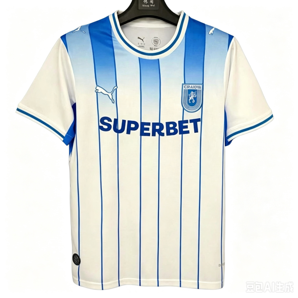 26-27 Universitatea Craiova Home Soccer Jersey Fan version