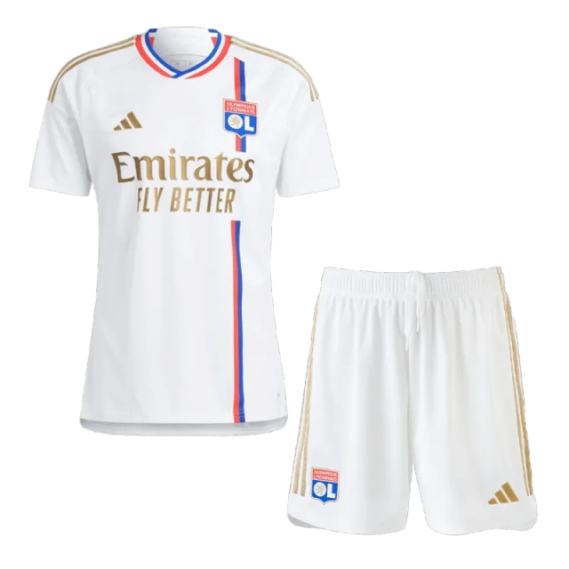 Olympique Lyonnais Home Kit Jersey+Shorts 2023/24