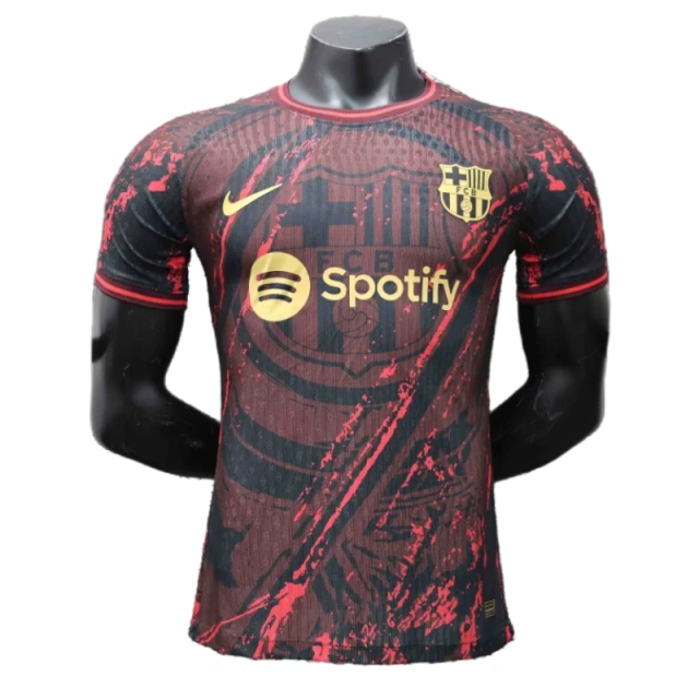 24-25 Barcelona Red Special Edition Player Version Shirt Soccer Jersey
