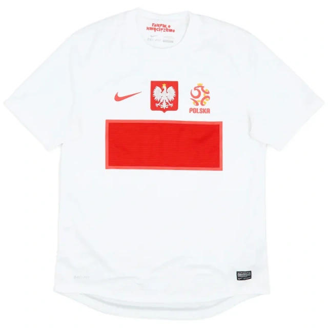 Poland Retro Home Jersey Euro 2012