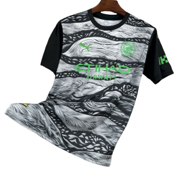 Manchester City Black And Gray Concept Version Football Jersey 2025/2026
