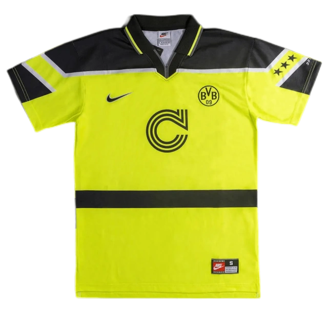 96-97 Borussia Dortmund Retro Jersey UCL Home