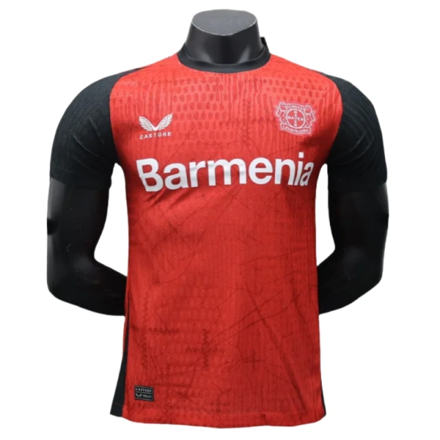 24-25 Bayer 04 Leverkusen Home Soccer Jersey Player Version