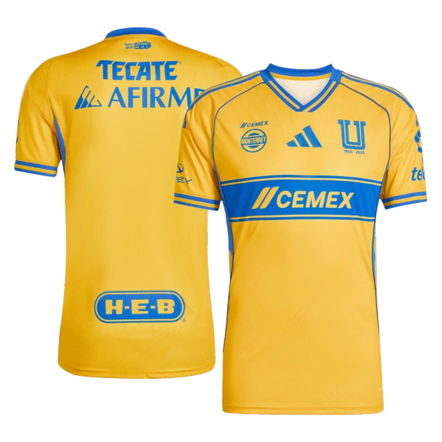 Tigres UANL Soccer Jersey Home Shirt 2025-26