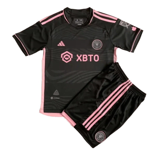 Kids Inter Miami Away Jersey Kit 2023