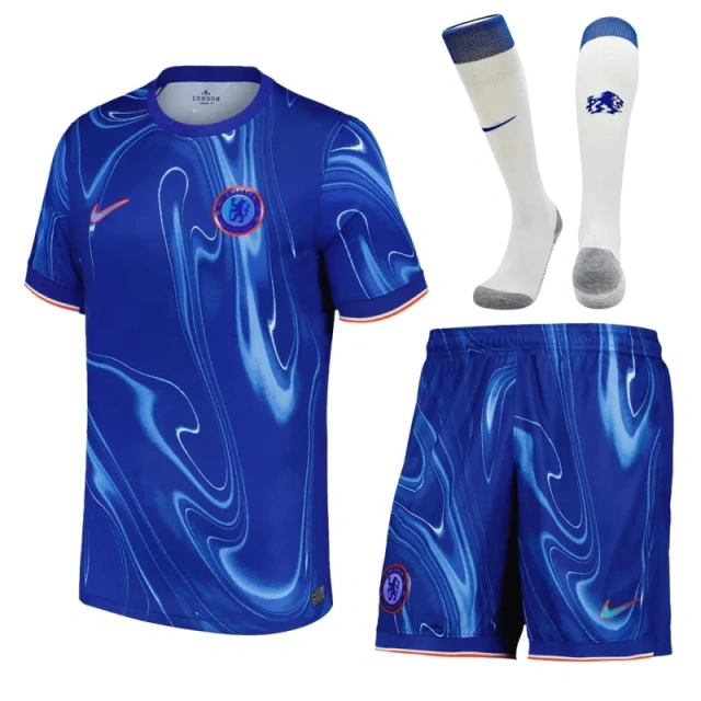 Chelsea 2024/25 Home Full Jersey Kit(Jersey+Shorts+Socks)