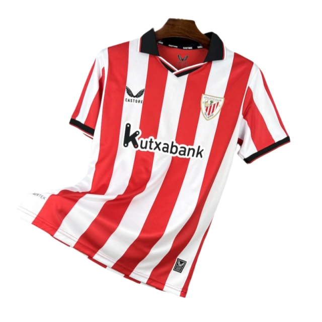 Athletic Bilbao Home Soccer Jersey 2025-26 Fan version