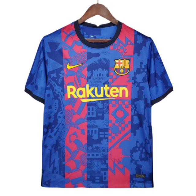 21-22 Barcelona away Retro football jersey