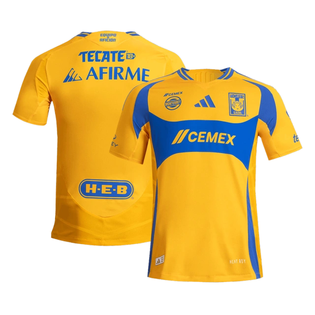 Authentic Soccer Jersey Tigres UANL Home Shirt 2024-25