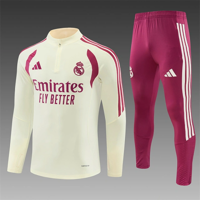 Real Madrid 26-27 Mens Kit Football Aldult Training Long Sleeve Suit
