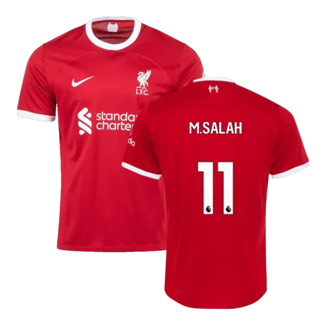 23-24 M.SALAH #11 VIRGIL #4 SZBOSZLAI #8 MAC ALLISTER #10 Liverpool Home Jersey
