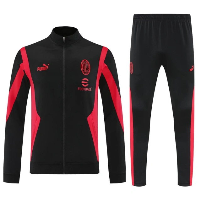 25-26 AC Milan Black Training Football Long Track suits