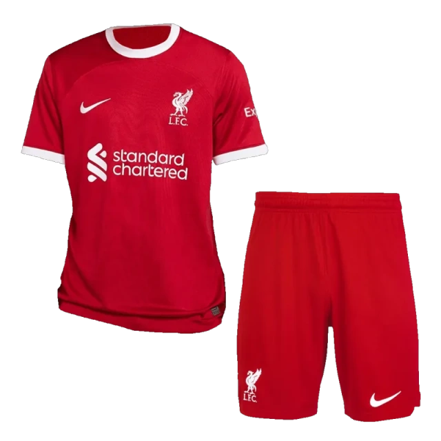 23-24 Liverpool Home Kit Shirt+Short