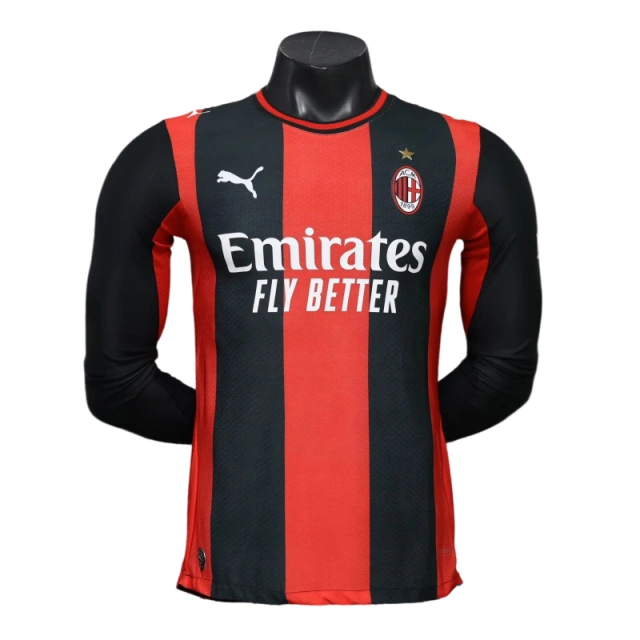 AC Milan 2026-27 Home Long sleeved Football jersey Player Version
