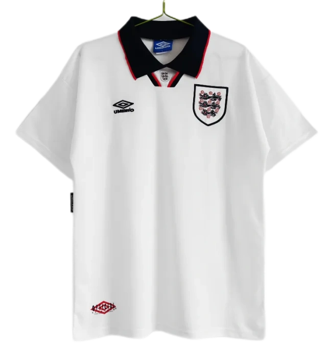 1994/95 England Retro Soccer Jersey Home Replica