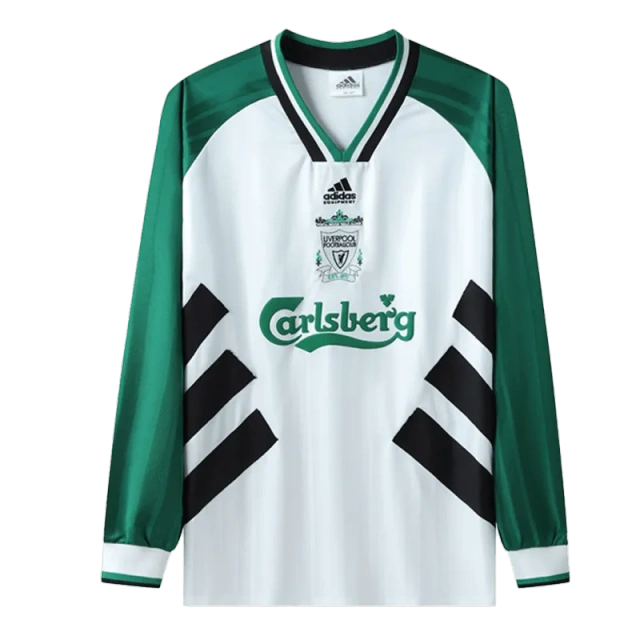 Liverpool Retro Long Sleeve Shirt Away Jersey 1993-95