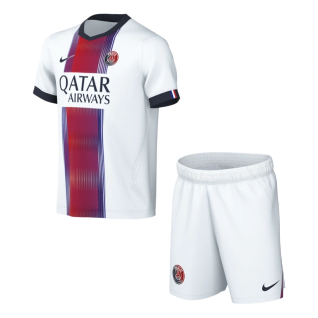 PSG 2026/27 Away Short Sleeve Kit & Jersey Kids Version