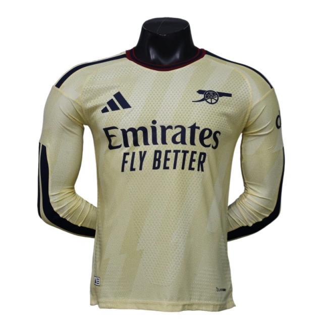Arsenal 2026-27 Third Away Long Sleeve Football Jersey Player Version