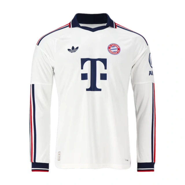 Bayern Munich 2026-27 Away Long Sleeve Football Jersey Fan Version