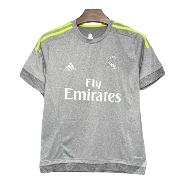 2015-16 Real Madrid Away Retro Jersey Grey