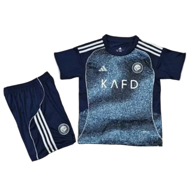 Al Nasser's second away Kids football jersey Kit 2025-26 Fan edition