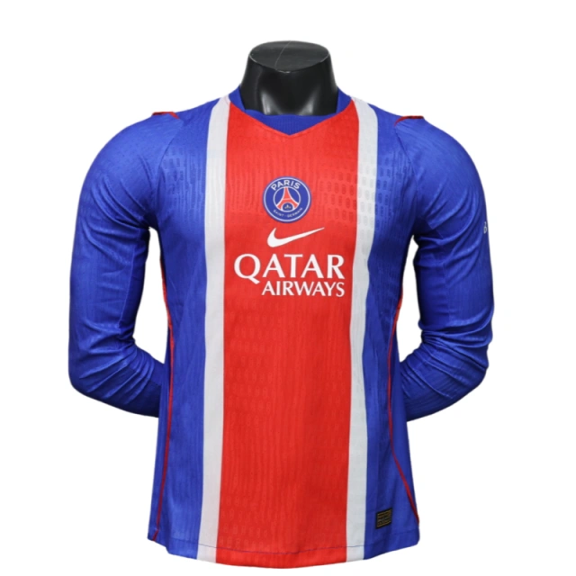 PSG 2026/27 Champions Edition Home Long Sleeve Kit & Jersey Player Version