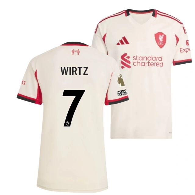 Liverpool away football jersey 25-26 Fan version