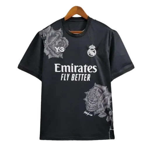 23-24 Real Madrid Y-3 Fourth Jersey Black