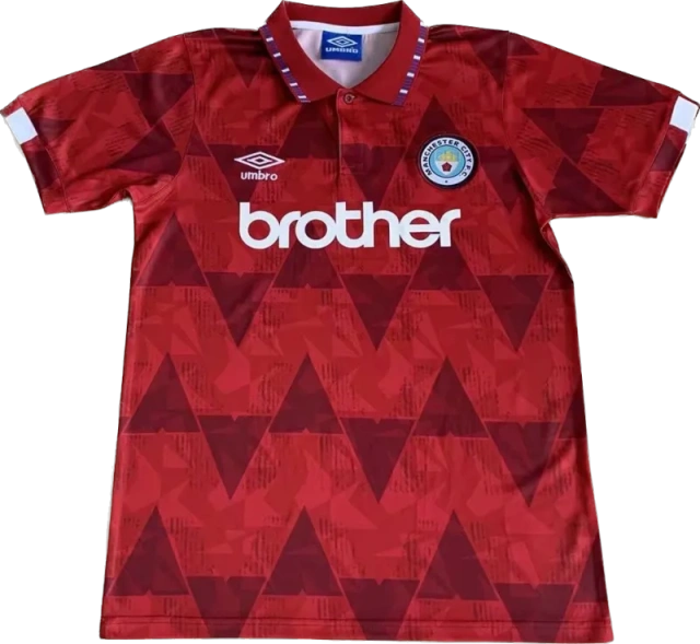 1990/92 Manchester City Retro Jersey Away