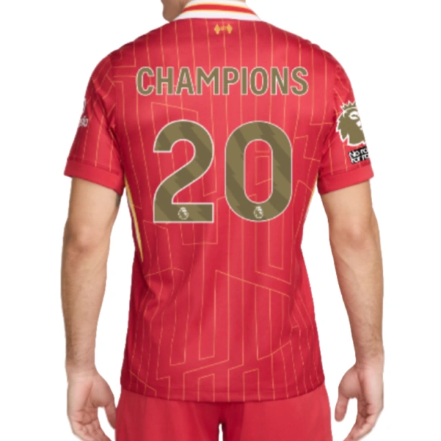 24-25 Liverpool Premier League Champions League Home Fan Edition Football Shirt