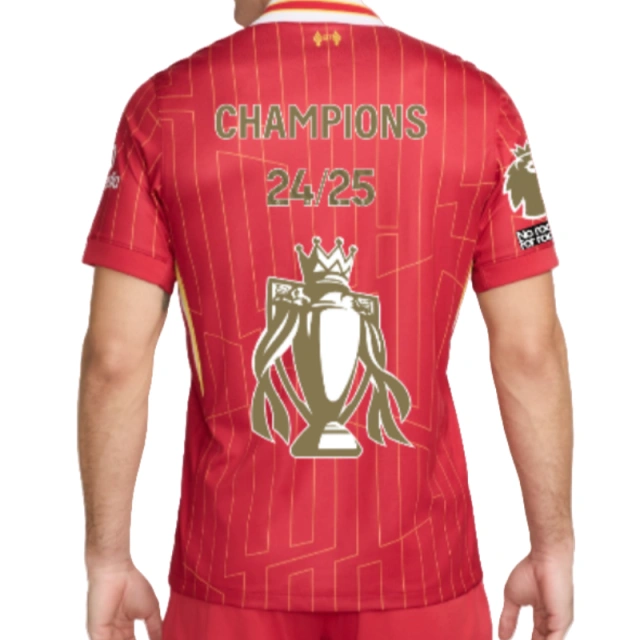 24-25 Liverpool Premier League Champions League Home Player Edition Football Shirt