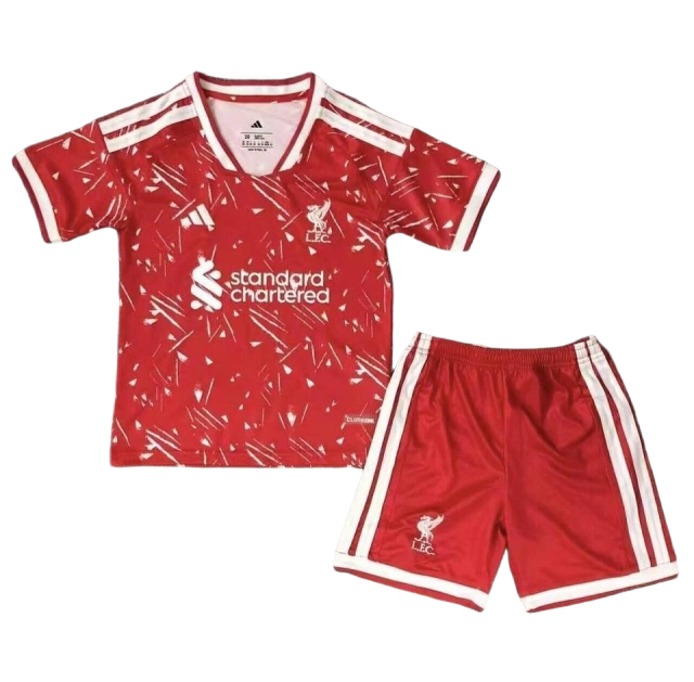 Liverpool Football Jersey Home Kids Kit Jersey+Shorts 2026/27
