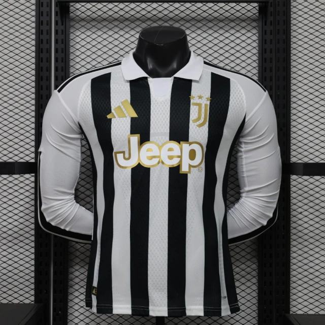Juventus 26-27 Home Soccer Jersey Long sleeves Player Version