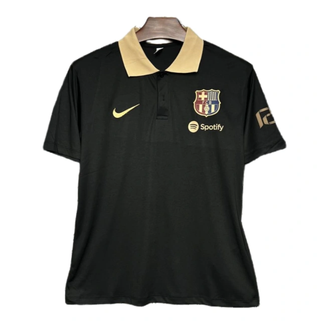 24-25 Barcelona Black POLO Shirt