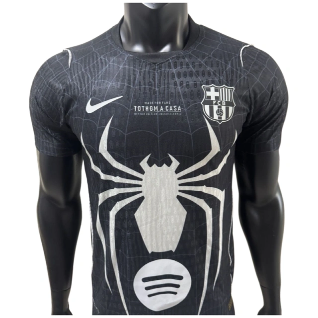 Barcelona 2026-27 season Black Spider Man Special Edition Player Edition jersey
