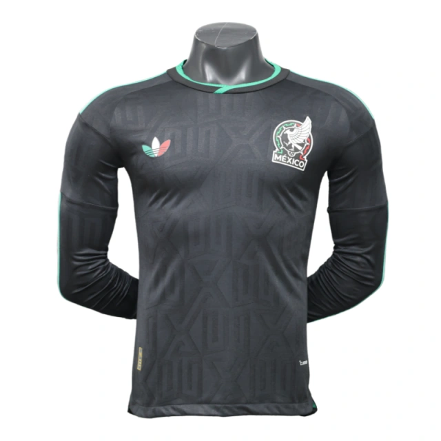 Mexico 2026 World Cup Third Long Sleeve Kit & Jersey Player Version