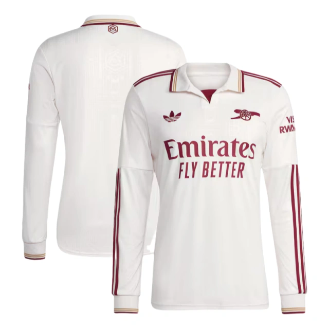 Arsenal Third Away Long Sleeve Football Jersey 2025-2026 Fan version